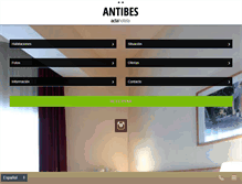 Tablet Screenshot of hotel-antibesbcn.com